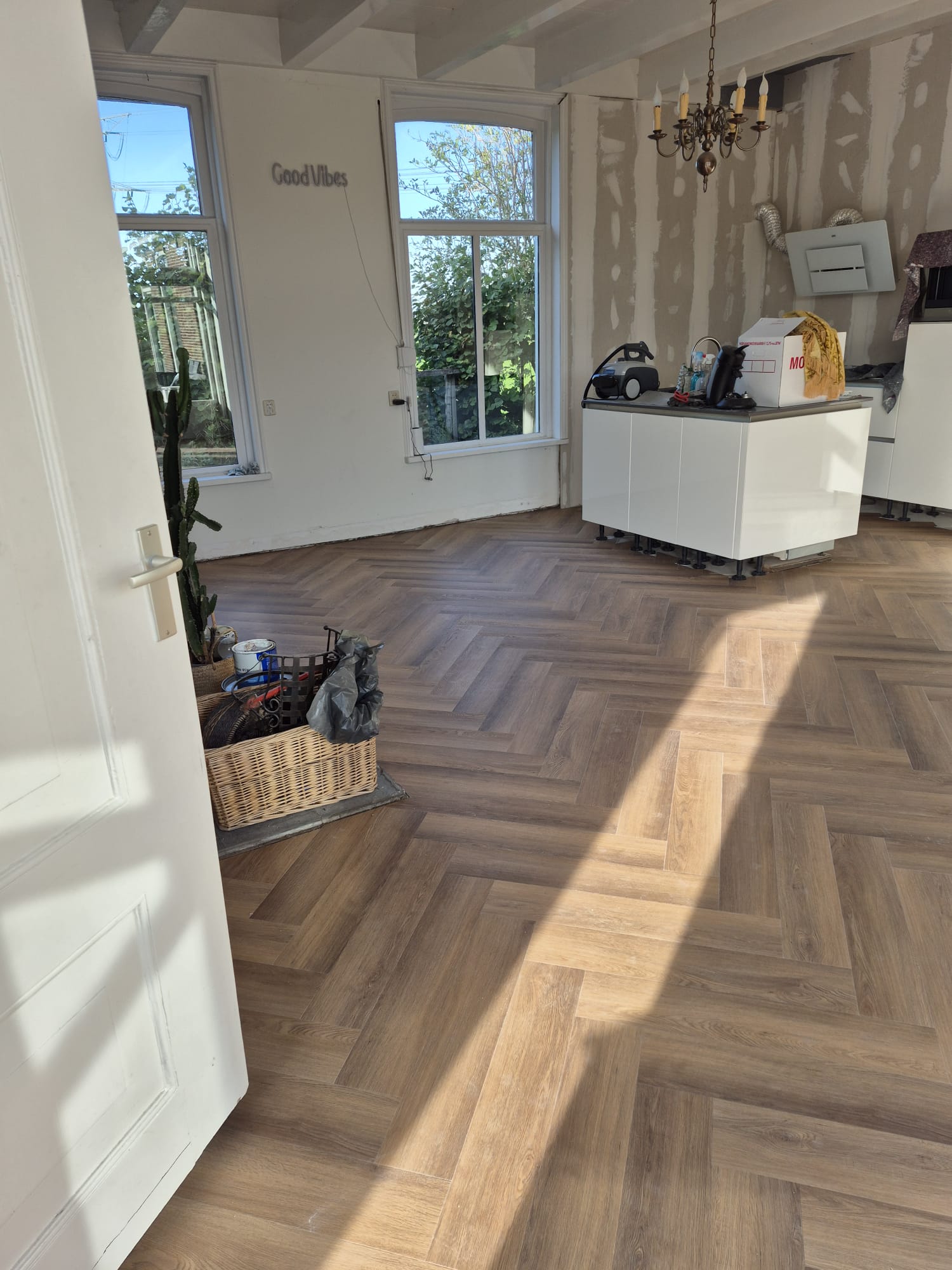 Open woonkamer en keuken