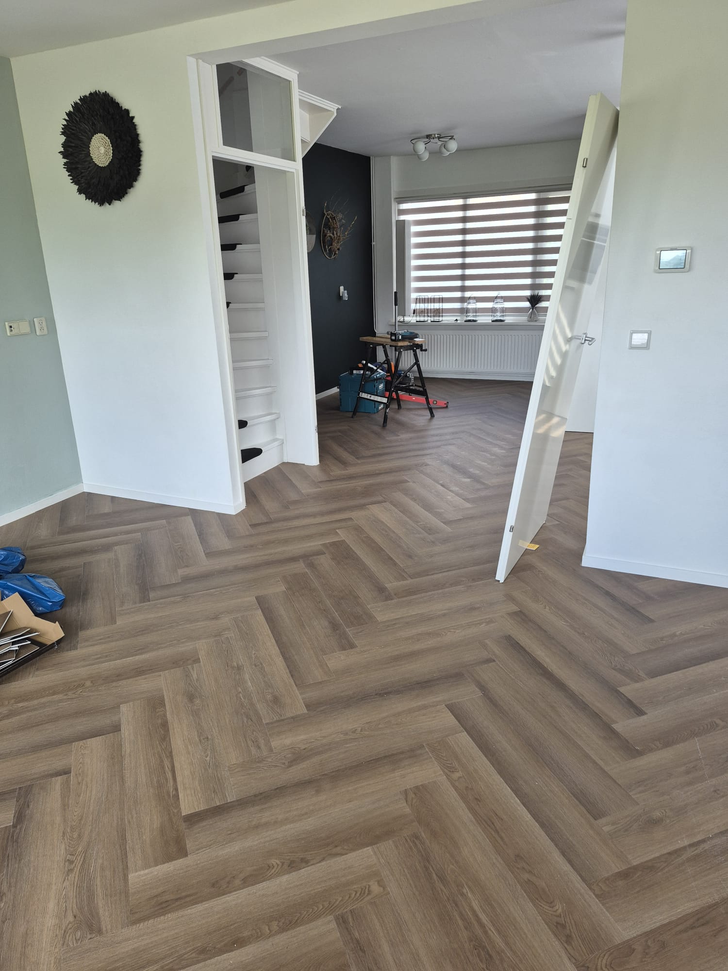 Woonkamer — visgraat
